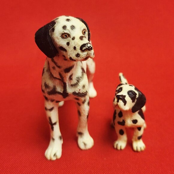 Two Schleich Dalmatian Dog Figurines Adult Male & Puppy 2006 - Picture 4 of 9